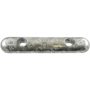 800272E - Zinc Hull Anode 7kg - 230mm Hole Centres