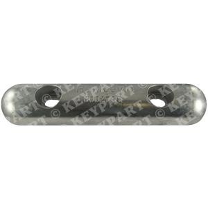 800273E - Zinc Hull Anode 10.2kg - 230mm Hole Centres