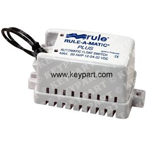 RULE-40A - 12V/24V Rule-a-Matic Plus Enclosed Float Switch - Max Current 20A