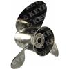 013049 - Clearance Deals Deals 14 1/4"x23 LH Stainless Steel 3-Blade Propeller for Evinrude/Johnson V6 4 3/4" Gearcase (SST II equivalent) - - only ONE available