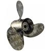 117-201320 - Clearance Deals Deals 13 1/4"x20" RH Stainless Steel 3-Blade Propeller for Ev/Jo/OMC 4 1/4" V4 Gearcase - Thru Hub Exhaust - - only TWO available