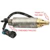 18-35433 - Mercruiser 350 MAG EFI Petrol Engine Parts Electric Fuel Pump - Replacement - ONE end threaded, push-fit on the other.