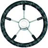4512935 - Teleflex Steering Wheels Steering Black Polyurethane with 5 S/S Spokes - 350mm diameter