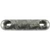 800271E - Nautical Anodes Hull Anodes Zinc Anodes Zinc Hull Anode 4kg - 205mm Hole Centres