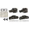 KP-Manifold-Set-4 - Mercruiser 5.0L MPI Petrol Engine Parts Manifold & Riser Kit with 4" outlet Risers - Engine Set - Replacement