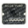 RULE-45 - Rule Pumps for Bilge Pumps Rule Accessories 12/24V 3-Way Control Panel for Automatically Controlled Bilge Pumps - With Fuse Holder - Max 20A
